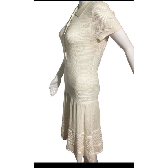 Womens VINTAGE Lacoste Tennis Dress Malandrino SZ L Large VTG - Picture 9 of 10